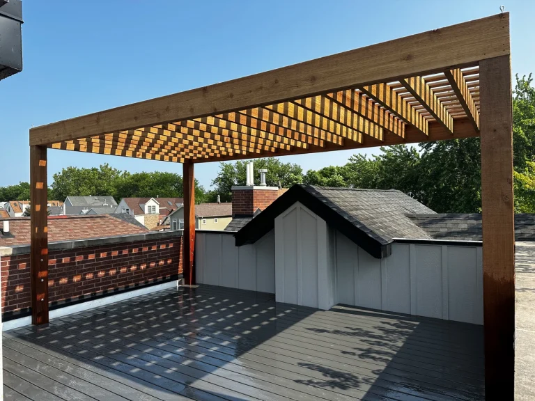 Pergola Chicago projects adding style and functionality