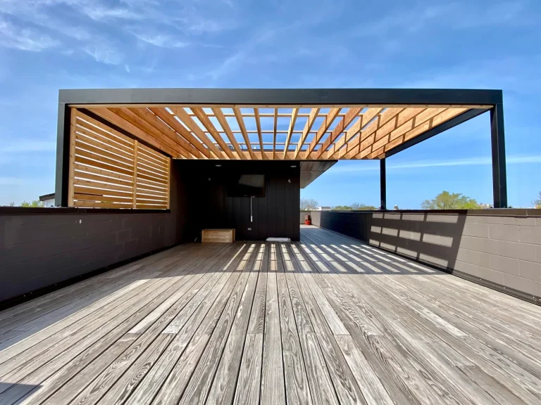 Roof decks in Chicago, merging design with skyline sights